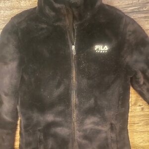 Fila Woman’s Black Fleece Jacket